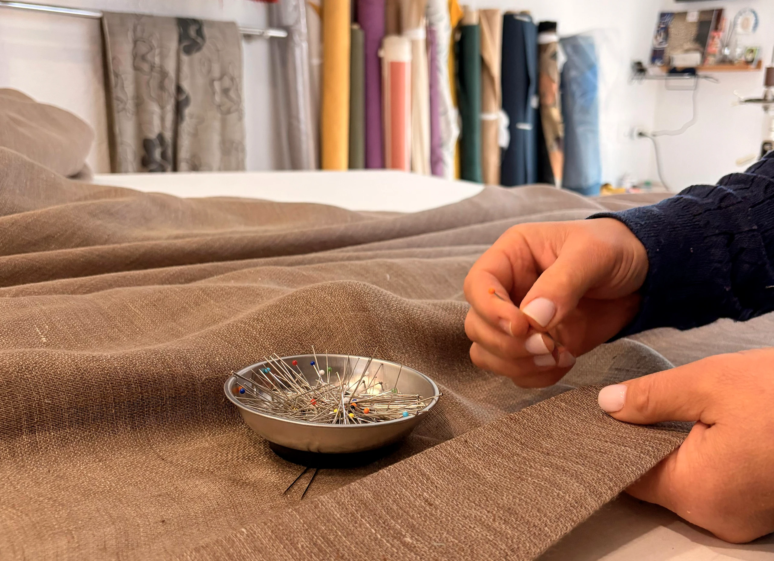 technique traditionnelle couture main aiguille